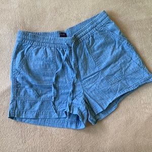 J Crew Chambray Tie Shorts | xs